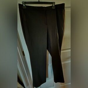 Talbots seasonless wool barely boot black pants fully-lined Sz16 Curvy. NWT $10